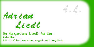 adrian liedl business card